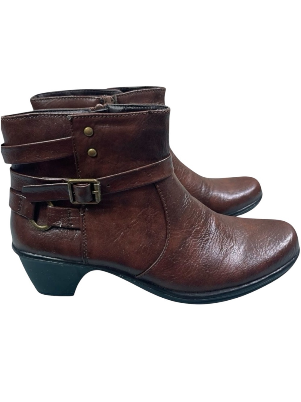 Easy Street Brown Carson Ankle Boots